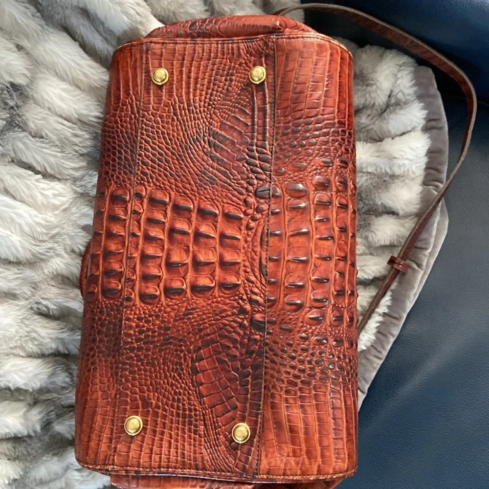Brahmin  Melbourne croc  large handbag purse